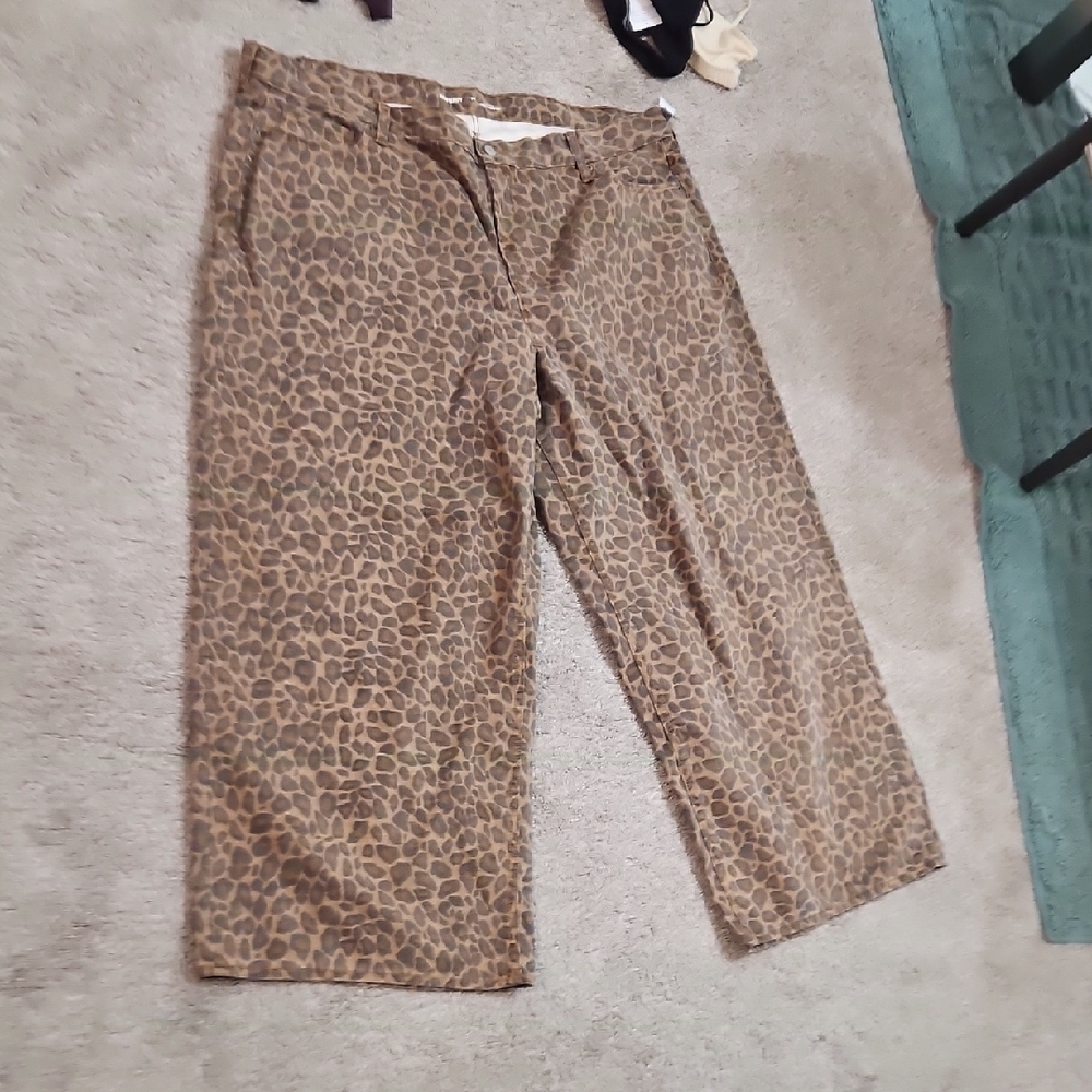 Leopard Print Jeans